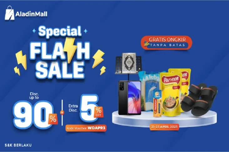 Cuma 3 Hari! Serbu Flash...