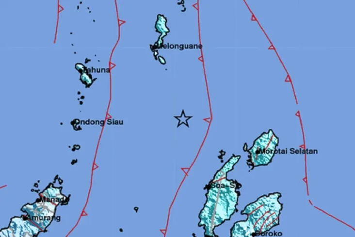 3 Gempa Guncang Melonguane...