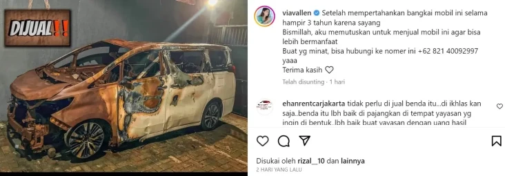 Bangkai Toyota Alphard...
