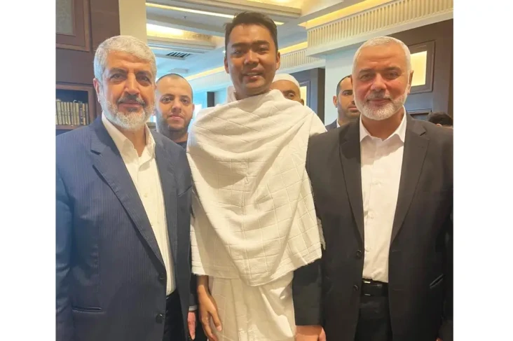 Bertemu Pemimpin Hamas,...