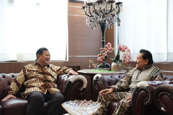 Momen Prabowo Lebaran...