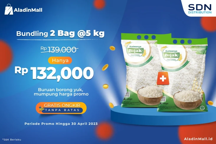 Asyik, Promo Beras Keluarga...