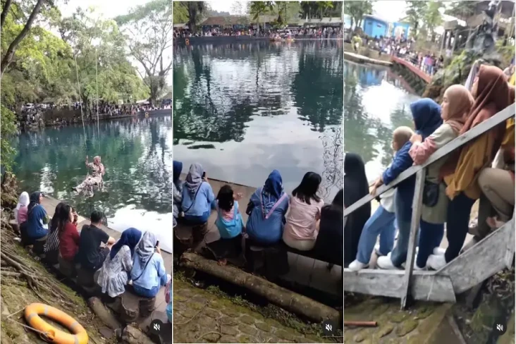 Viral! Penampakan Wisatawan...