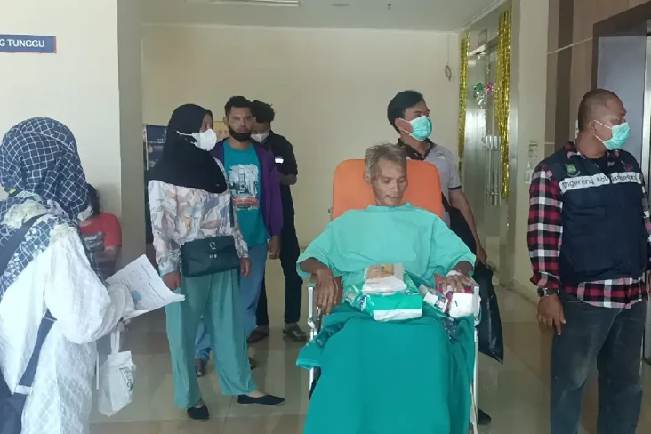 Kondisi Pria yang Ditelantarkan...