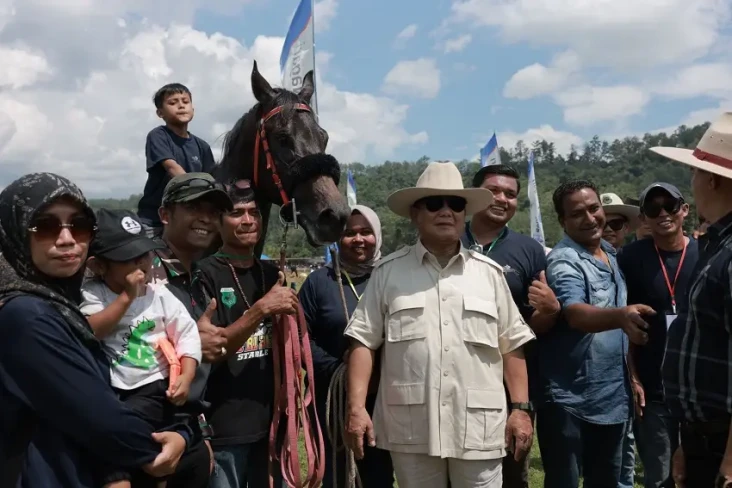Prabowo Hadir Nonton...