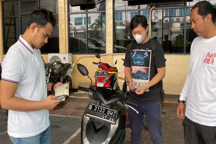 Polisi Temukan Motor...