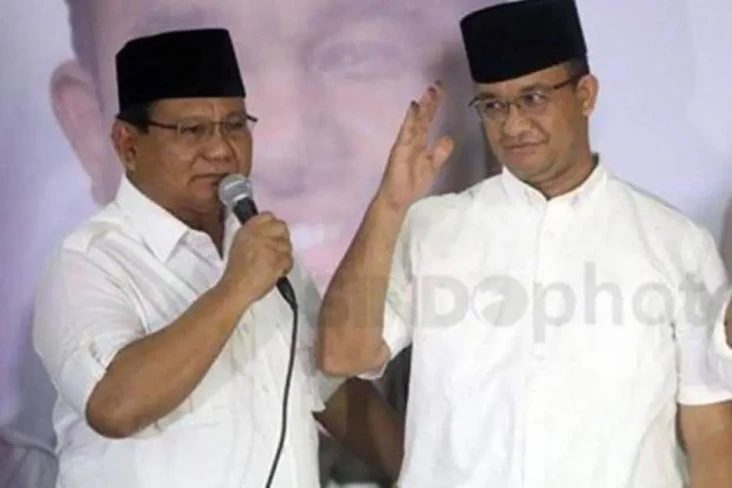 Prabowo dan Anies Baswedan...