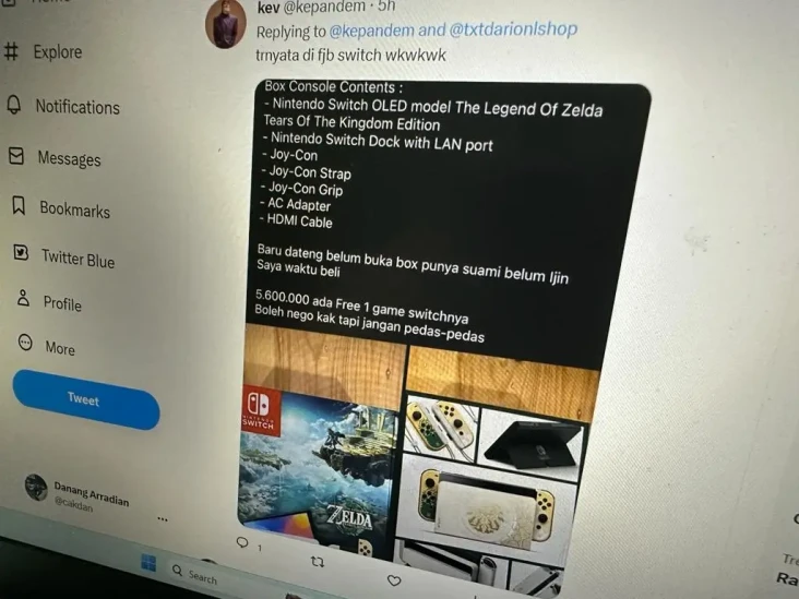 Viral Istri Jual Nintendo...