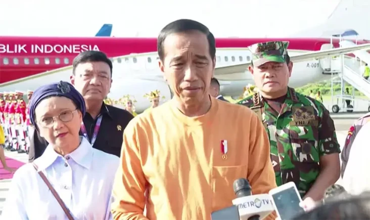 Jokowi Cek Lokasi KTT...