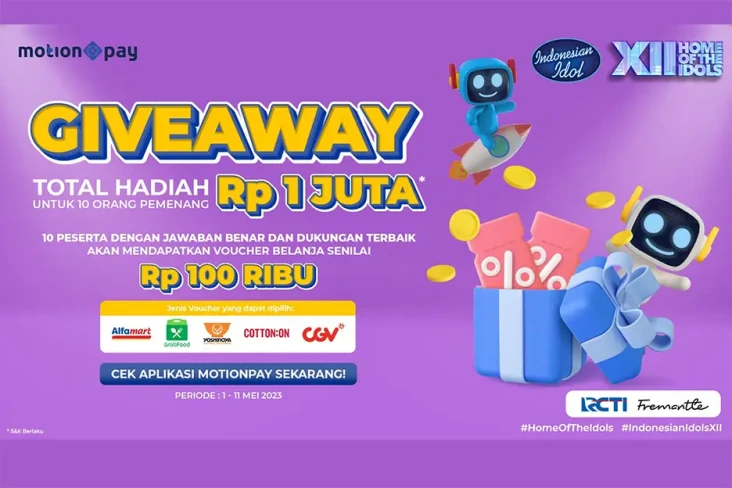 Giveaway #IdolaMotionPay...