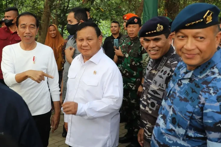 Kompak! Jokowi dan Prabowo...
