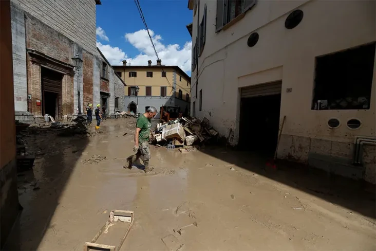 Banjir Landa Italia...