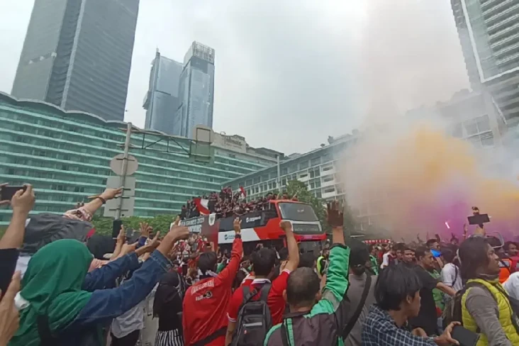 Tiba di Bundaran HI,...