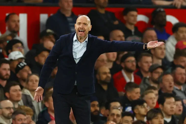 Pelatih Erik ten Hag...