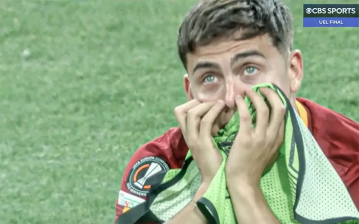 Tangis Paulo Dybala...