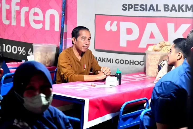 Momen Jokowi dan Kaesang...