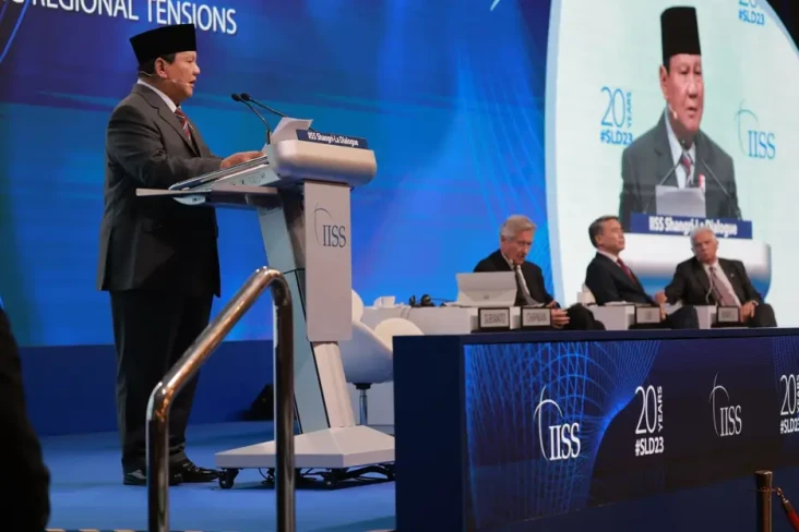 Prabowo Bicara di IISS...