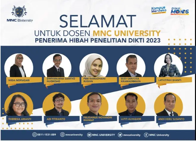 Hebat! Dosen MNC University...