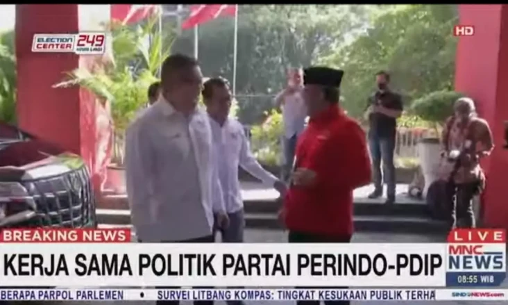 Elite Perindo dan PDIP...