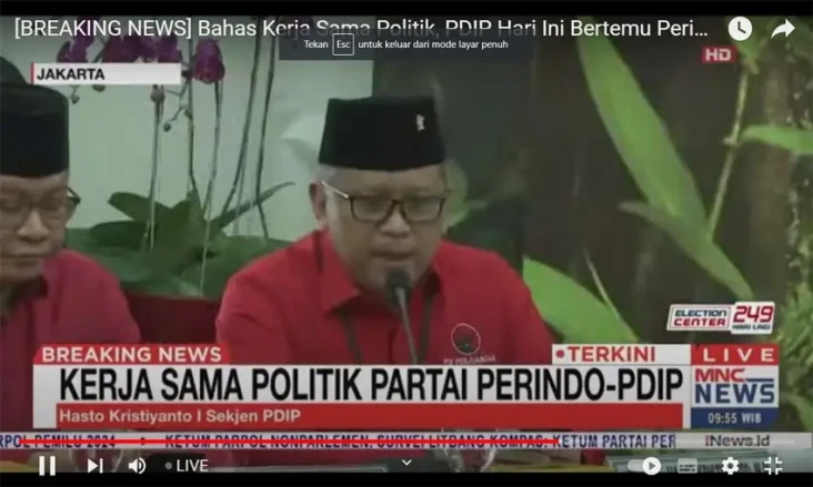 Perindo-PDIP Kerja Sama,...