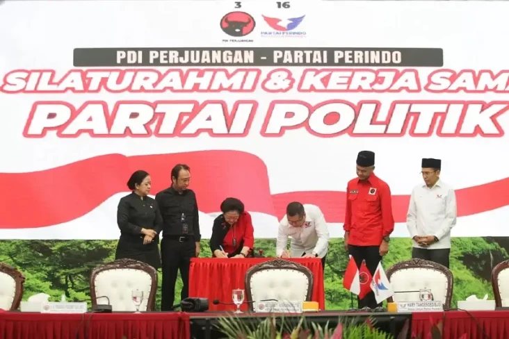 Kerja Sama Partai Perindo-PDIP...