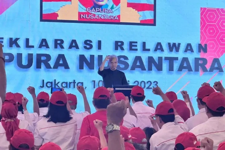 Dukung Ganjar, Gapura...