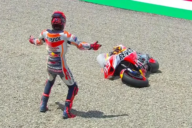 Gagal Finis di MotoGP...