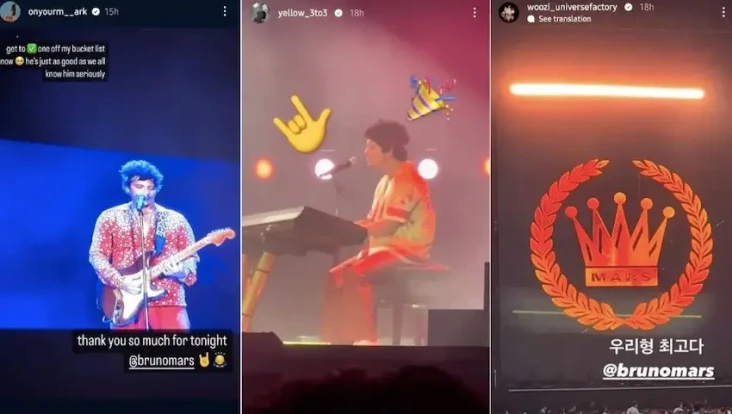 Konser Bruno Mars di...