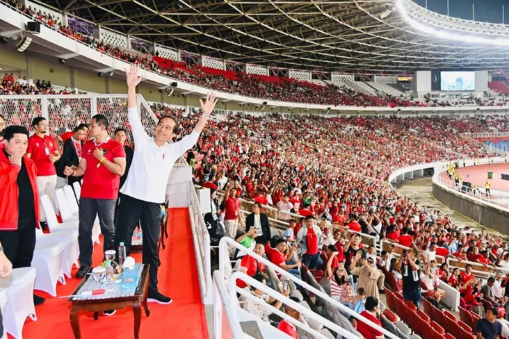 Keseruan Presiden Jokowi...
