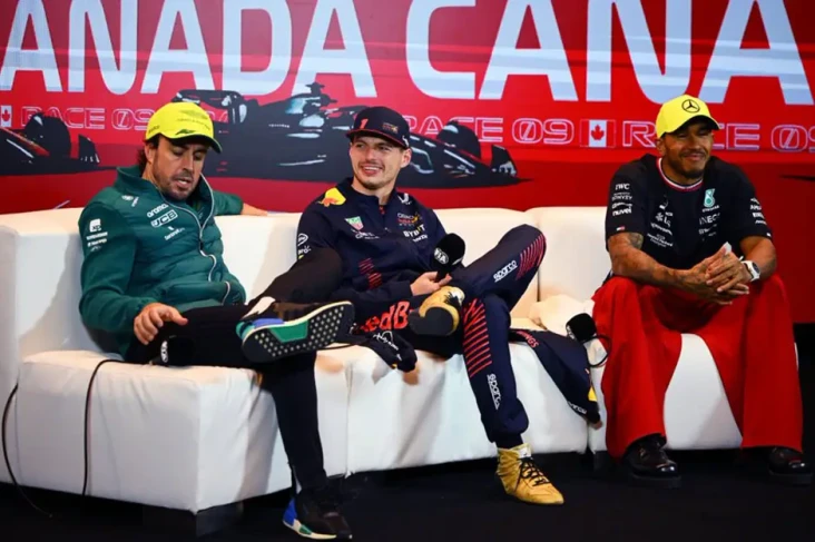 Reaksi Max Verstappen...
