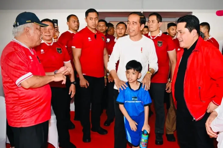 Ketum PSSI Erick Thohir...
