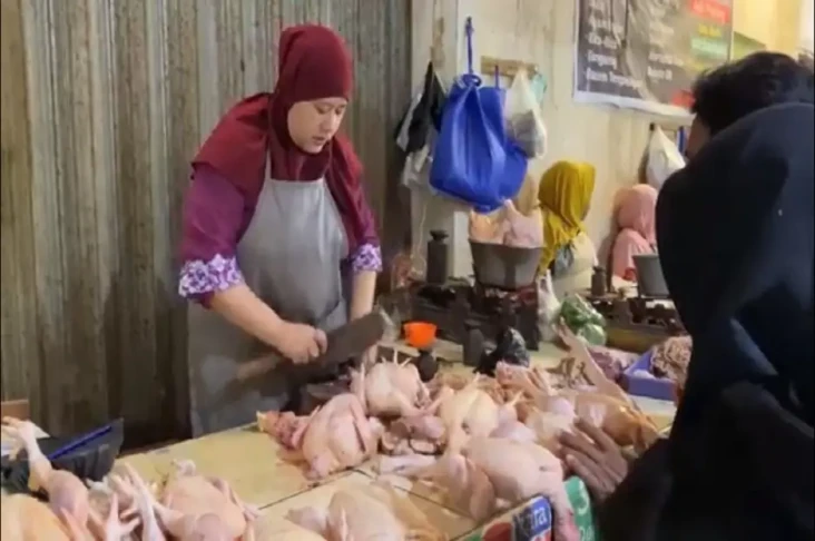 Harga Daging Ayam Meroket...