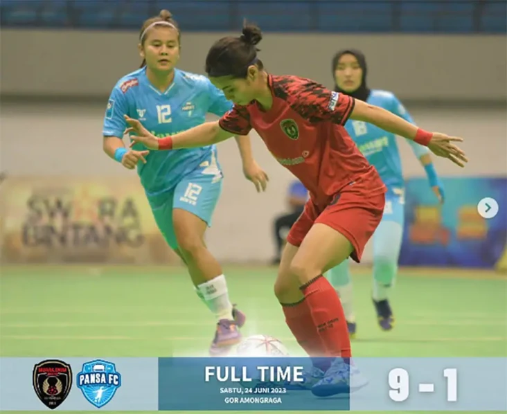 Hasil Liga Futsal Profesional...