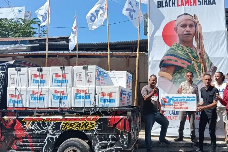 Peduli UMKM, Caleg Perindo...