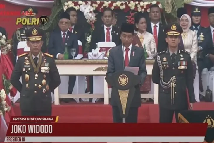 HUT Bhayangkara, Jokowi:...