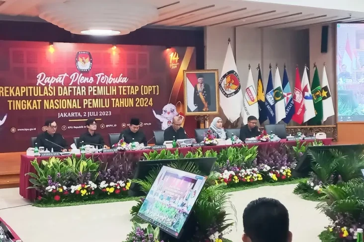Gelar Rapat Pleno, KPU...
