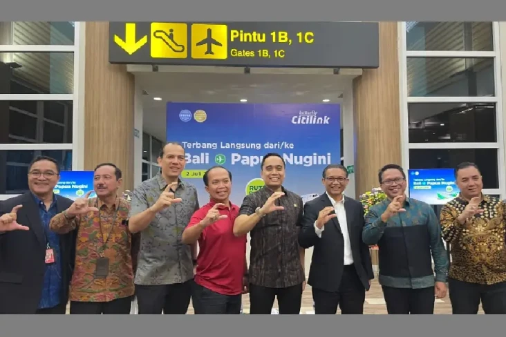 Rute Penerbangan Bali-Papua...