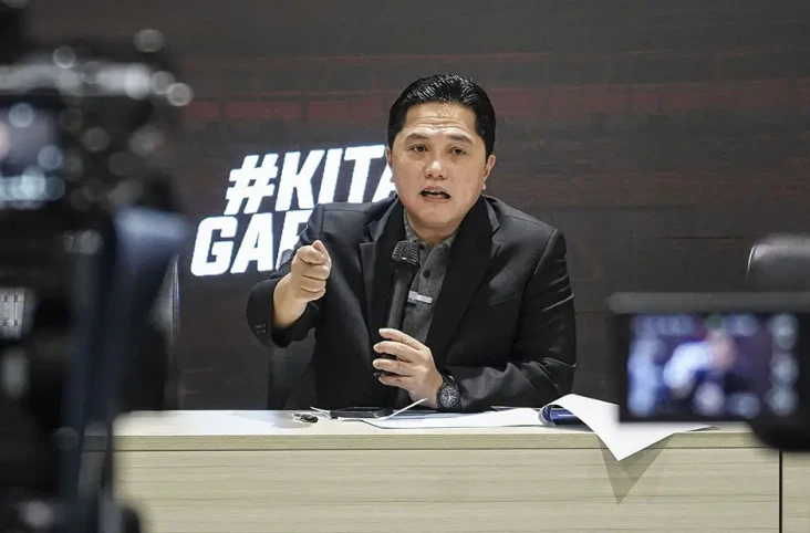 Ketum PSSI Erick Thohir...