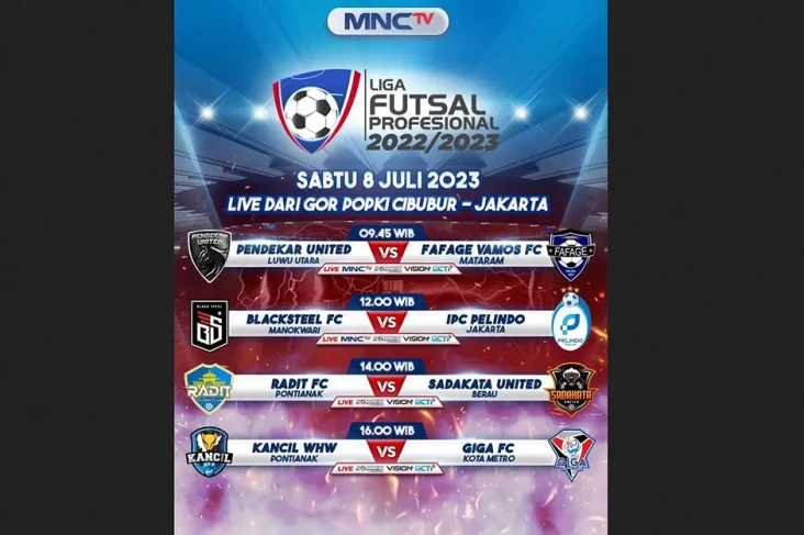 LIVE di MNCTV Liga Futsal...