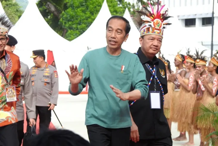 Momen Presiden Jokowi...