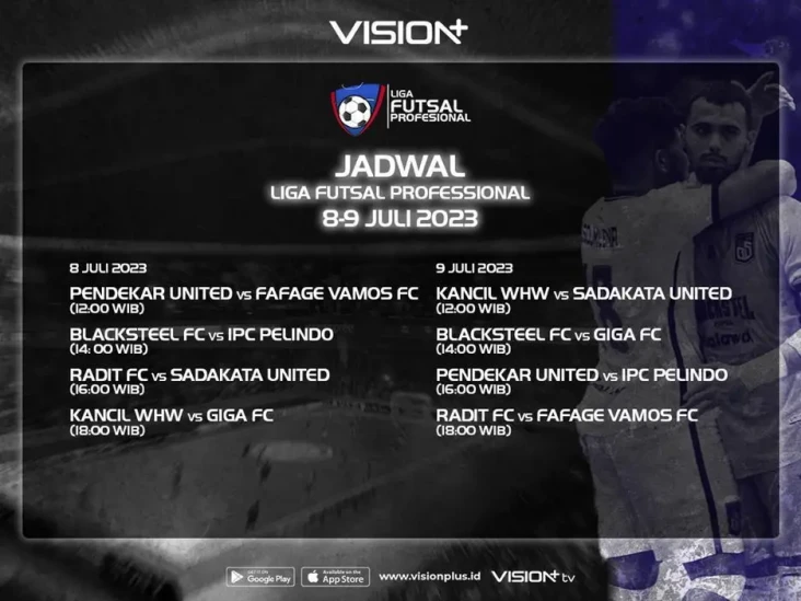 Jadwal Liga Futsal Profesional...