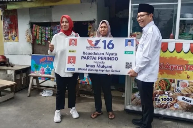 Dapat Bantuan dari Perindo,...