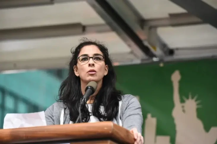 Komedian Sarah Silverman...