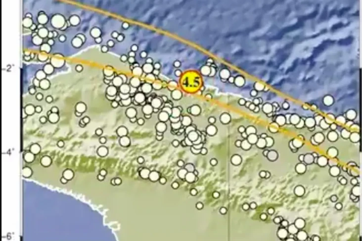 Gempa Magnitudo 4,5...