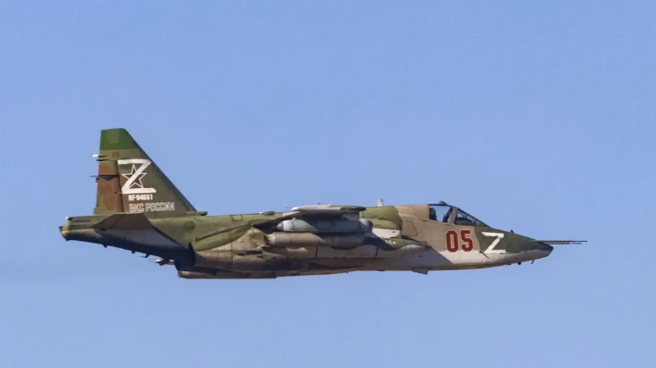 Pesawat Su-25 Rusia...