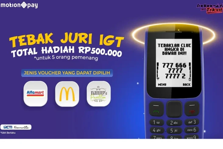 Tebak Juri IGT dan Raih...