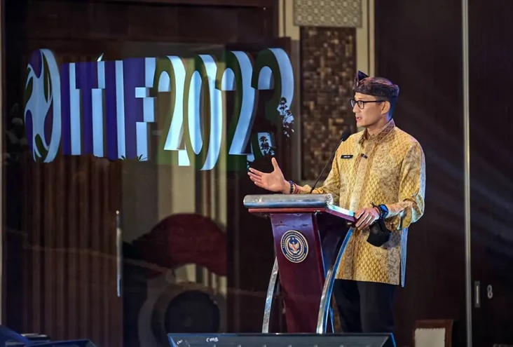 Buka ITIF 2023 di Bali,...
