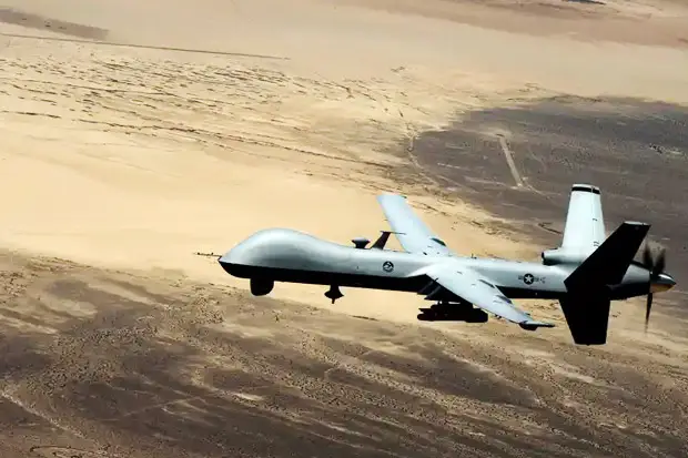 Drone AS Rusak Terkena...