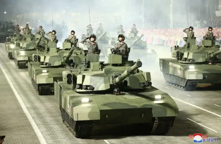 Korea Utara Pamer Tank...