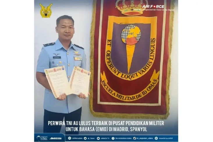 Hebat! Perwira TNI AU...